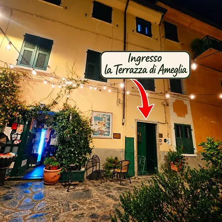 La Terrazza Di Alta - Relax Nel Borgo Ligure 阿梅利亚